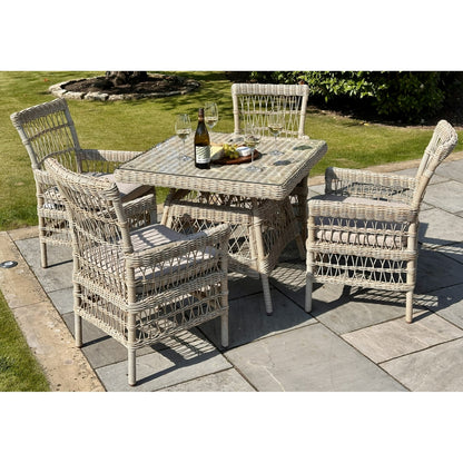 Provence outdoor 4 seater dining set