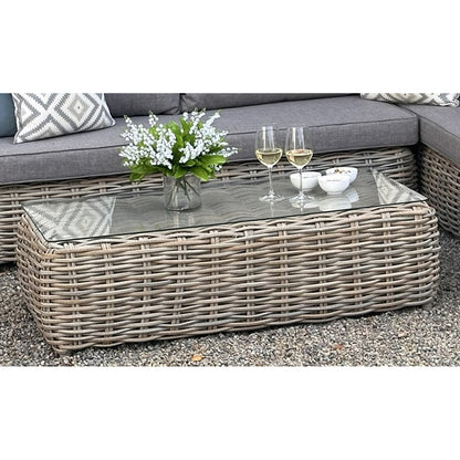 Amalfi woven wicker detail