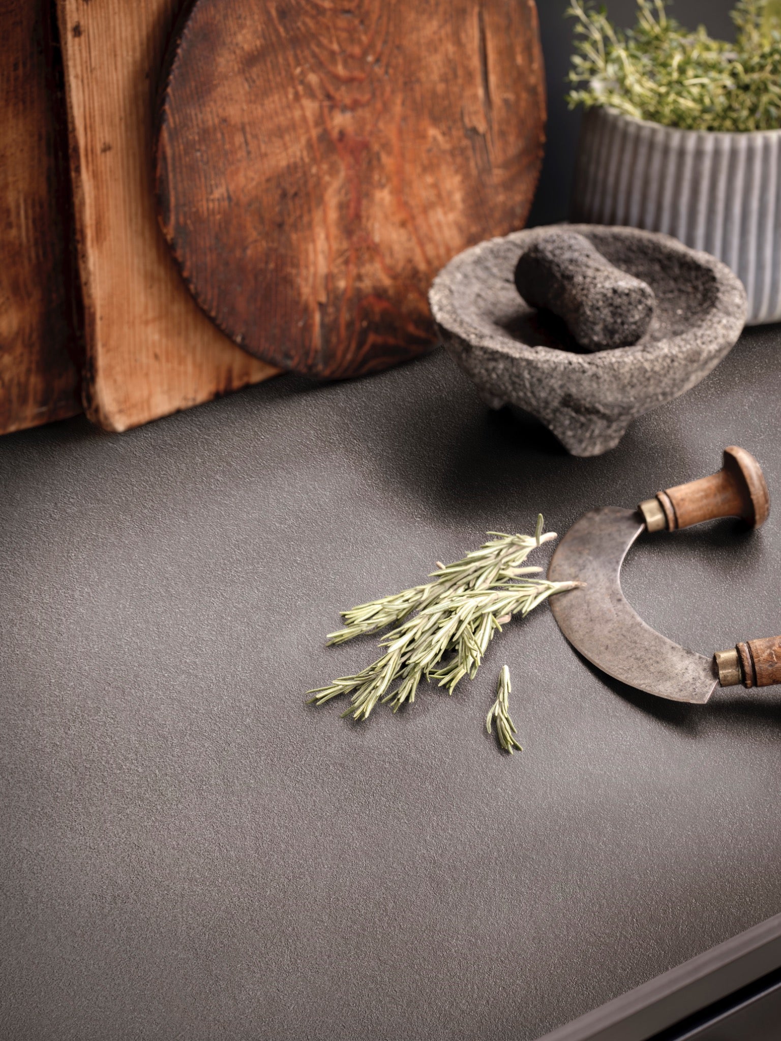 The Sizzler Neolith worktop surface detail