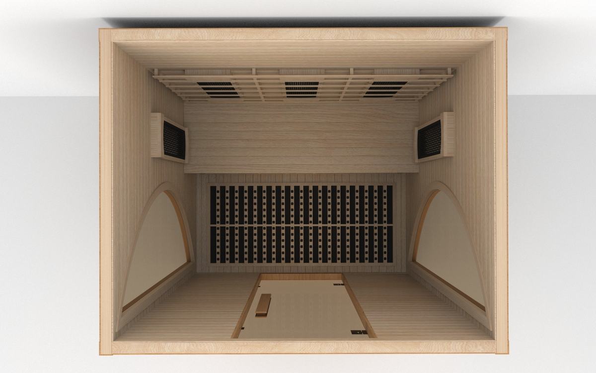 The Contrast Theory Threshold Trio Infrared Sauna (3 person)