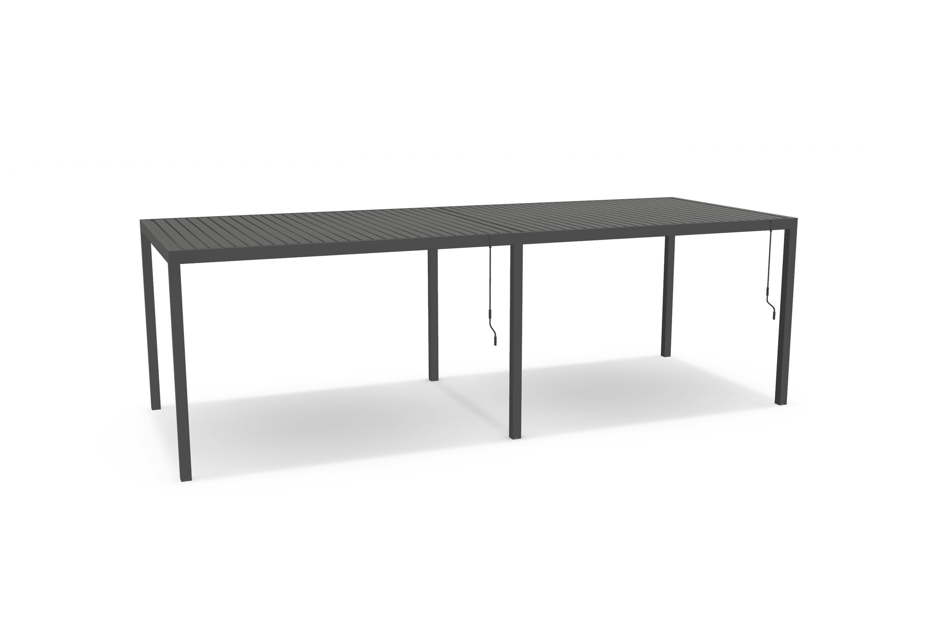 3x8m Luxe Manual Louvered Roof Pergola