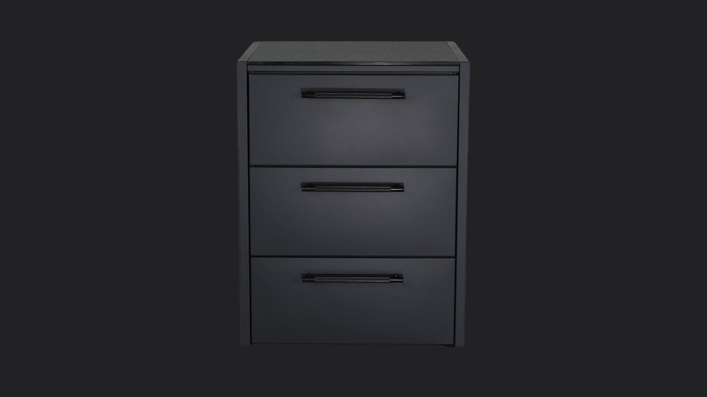 L-Shape 2.7m 65cm triple drawers, included in this layout