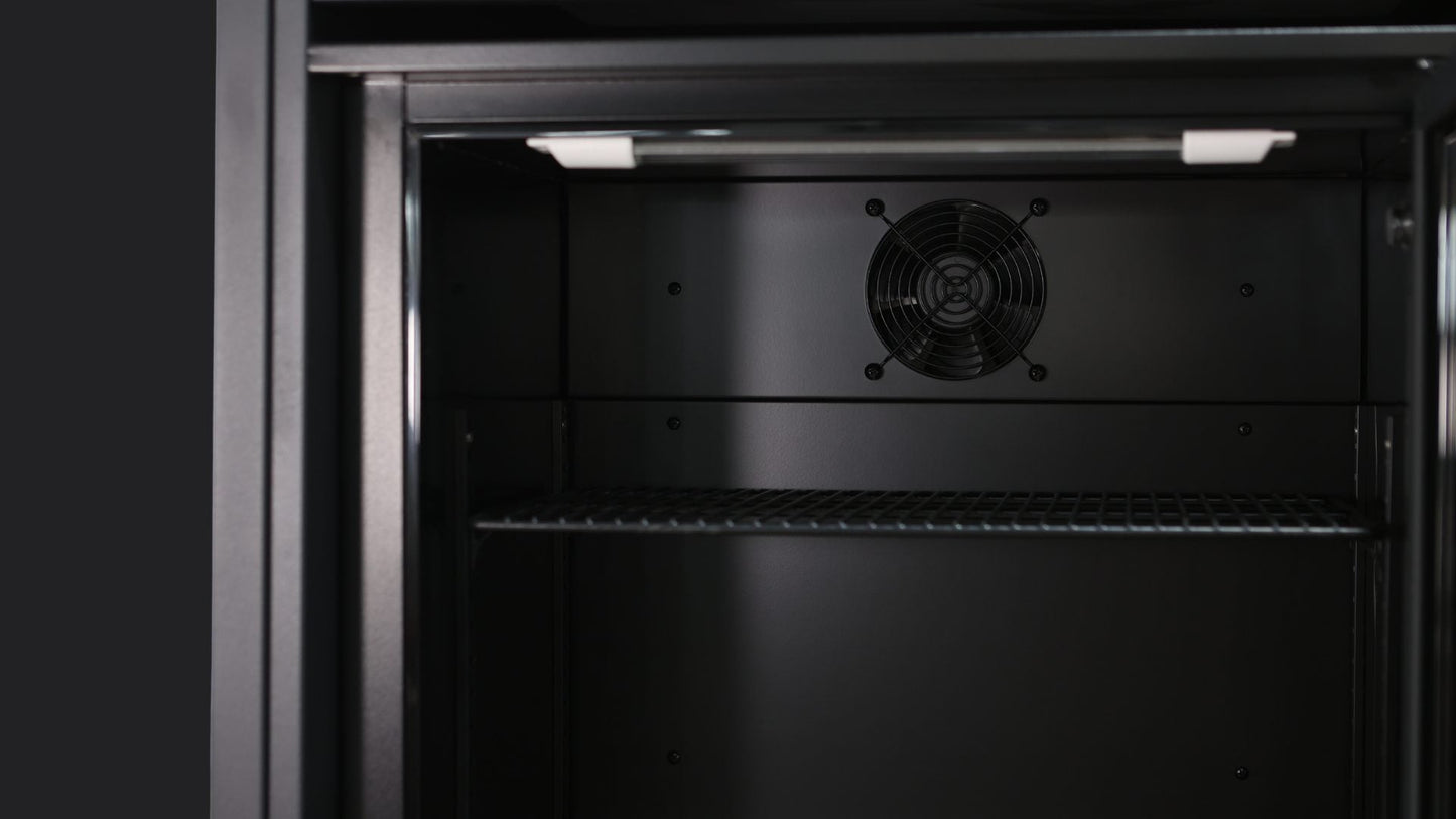 L-Shape 3.3m fridge internal view