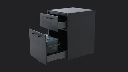 L-Shape 3.3m trash drawer open