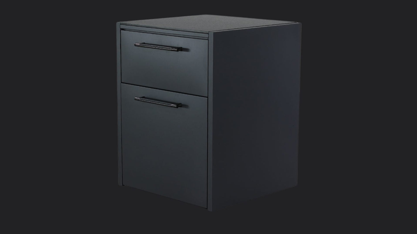 L-Shape 3.3m 65cm trash drawer, included in this layout