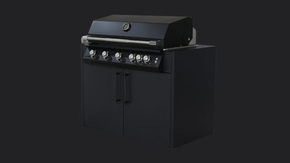 L-Shape 3.5m 120cm gas grill, included in this layout