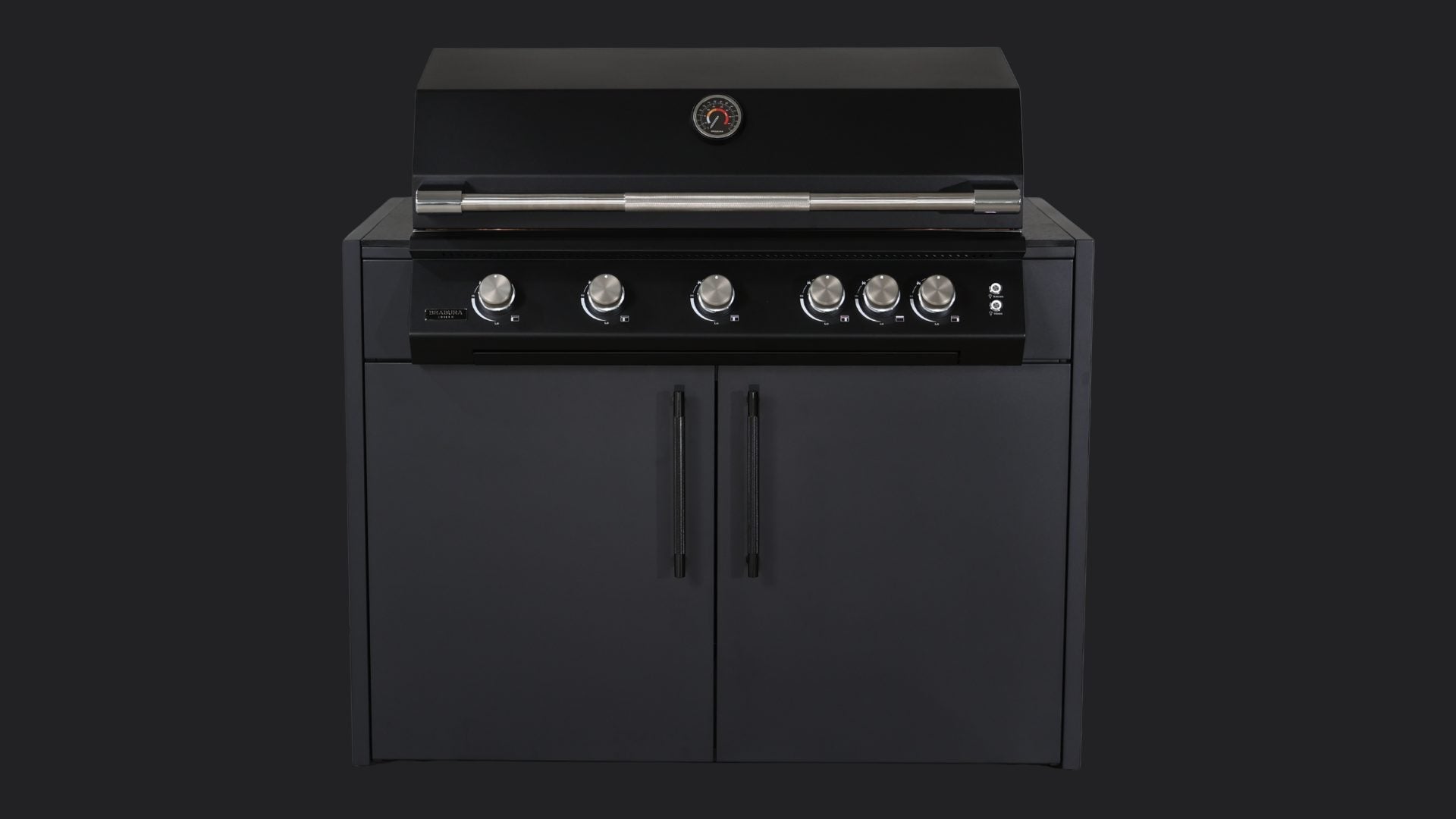 L-Shape 3.5m 120cm gas grill, alternate angle