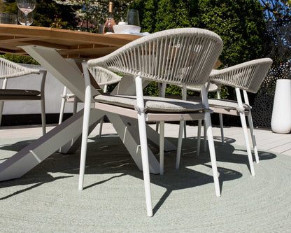 Madre and Matera Dining Collection chairs detail