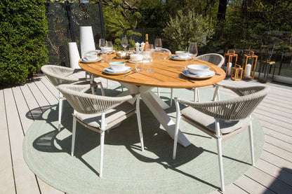 Madre and Matera Dining Collection outdoor table set